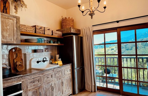 Mission Canyon Apartment | Ocean, Sunset, Mountain Views, Private Deck: Villa Floresco: Tuscan-like getaway