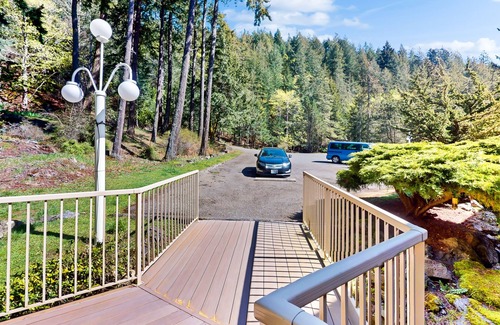 Rosario Apartment | Ocean view condo with balcony & peaceful location near Moran State Park