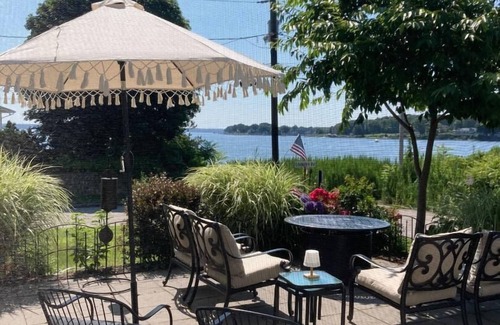 North Kingstown Cottage | Ocean view home, steps to the beach in quiet Wickford neighborhood.