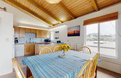 Newport House | Ocean-view home with beach access - walk to Nye Beach, shops, and dining