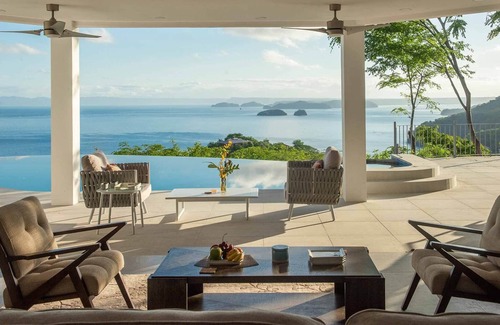 El Ocotal Villa | Ocean-View Luxury Villa – All-Inclusive with Helipad, Gym & Chauffeur