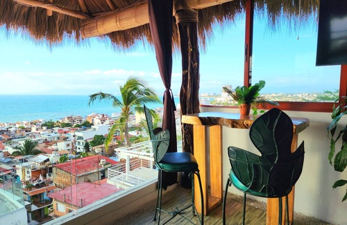 Colonia 5 de Diciembre Cabin | Ocean View Panoramic Jungle Suite~steps to Beach~w/pool