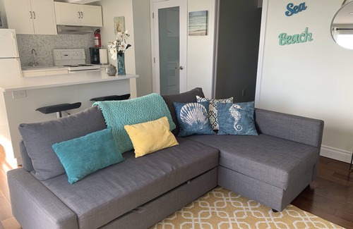 White Rock Apartment | Ocean view quiet modern and cozy. Close to the beach.