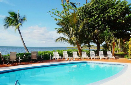 Kaunakakai House | Ocean View Suite: with Seating Area and Balcony! Pet-friendly, Outdoor Pool!