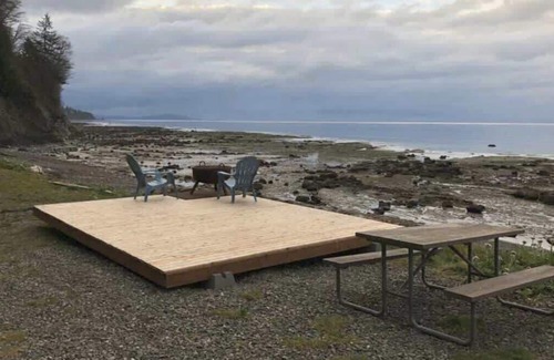 Port Angeles RV Rental | Ocean View Tent Site T12