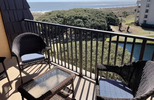 Folly Field Condo | Ocean View , Top Floor, 6502 with roof, Very Private, Incredible View