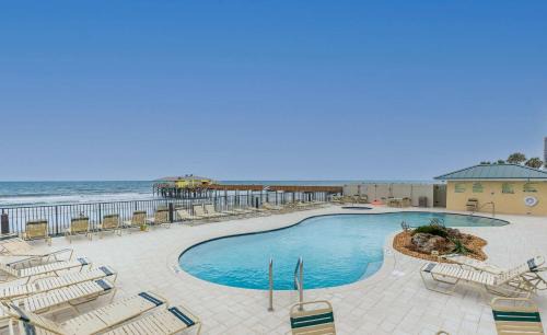 Daytona Beach Shores Apartment | Ocean Views from Your Private Balcony! Sunglow Resort 606 by Brightwild