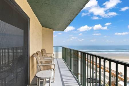 Daytona Beach Shores Apartment | Ocean Views from Your Private Balcony! Sunglow Resort 704 by Brightwild
