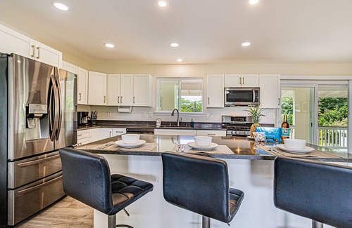 Keaau House | Ocean views, Resort-like pool, hot tub and A/C! This place has it all!