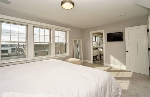Easton's Point House | Ocean views, roof Deck, Movie Theater, HotTub, Fire pit, peloton, steps to beach