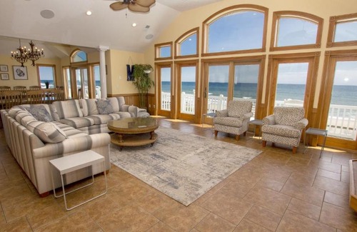 Whalehead Beach House | OCEANFRONT, 10 BRs, ELEV, Pool, Rec Rm, Theater Rm, Ocean Views, WL845, MacDaddy