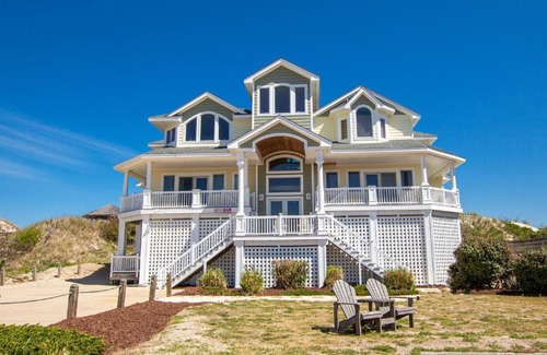 Whalehead Beach House | OCEANFRONT, 10 BRs, ELEV, Pool, Rec Rm, Theater Rm, Ocean Views, WL845, MacDaddy