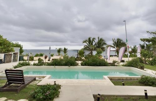 Mahahual Apartment | Oceanfront 2Bed - 2Bath Paradise Mahahual