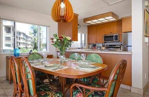 Historic Kailua Village Condo | Oceanfront 2nd Floor Corner Unit. Largest two bedroom that sleeps 5 in beds! D18