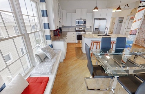 Surf City House | Oceanfront,7decks,HotTub,Game rm, Elev, Priv Beach walkway