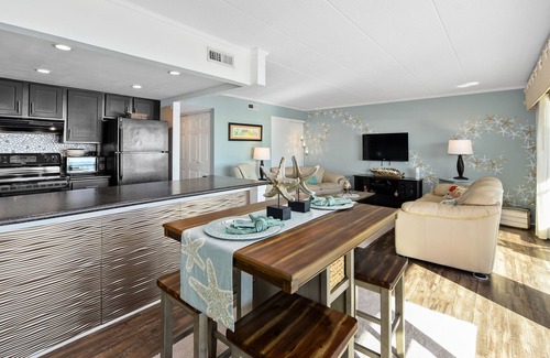 Midtown Ocean City Condo | Oceanfront, completely renovated, great view, steps from the beach, and a pool!