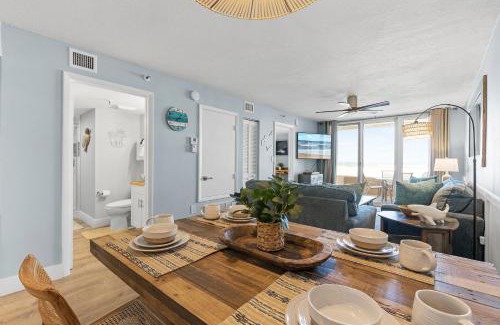 New Smyrna Beach House | Oceanfront Condo at Oceania Beach Club - Pool, Balcony, Sleeps 4, Walk to Flagler Ave!