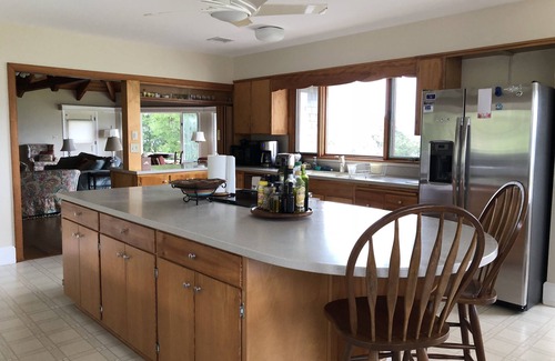 West Tisbury House | Oceanfront Estate with Panoramic Views, Private Beach, House + Guest House