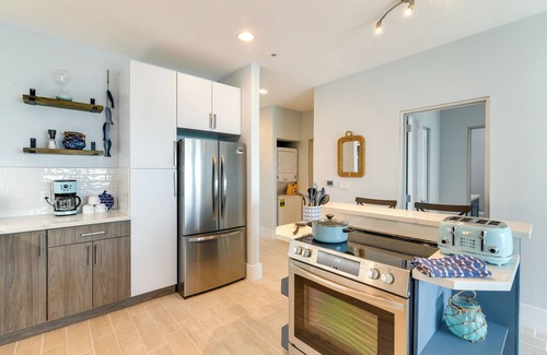 Galveston Condo | Oceanfront Galveston Condo in Amazing Location!