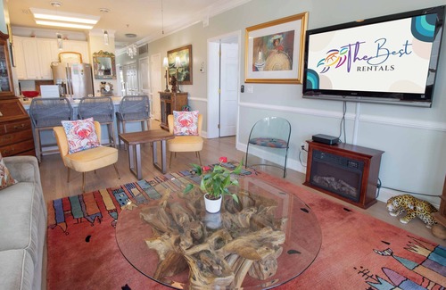 Folly Beach Condo | Oceanfront Garden - 2Br Ocean view retreat with pool