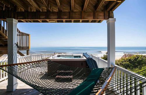 Ocean Hill House | Oceanfront Gem w Pool and Spas GameRm Dune Walkover