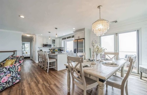 Morgan Point House | Oceanfront Getaway - Quiet, Firepit + Pvt Beach