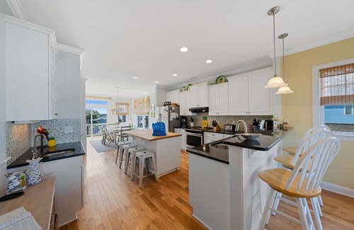North Carolina Coast House | OCEANFRONT, Heated Salt Water Pool, Elevator-Safe, Clean & Near Boardwalk