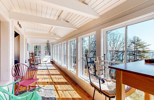 Rockport House | Oceanfront home on 6 acres with multi-level deck & spectacular view