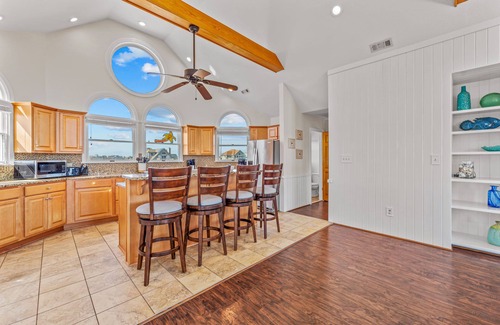 Waves House | Oceanfront Home w/Pool, Hot Tub, Game Room, Tiki Bar, Community Pool and Tennis