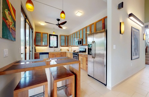 Caribbean Way House | Oceanfront home w/private beach, ocean view, kayaks, rooftop, WiFi & partial AC