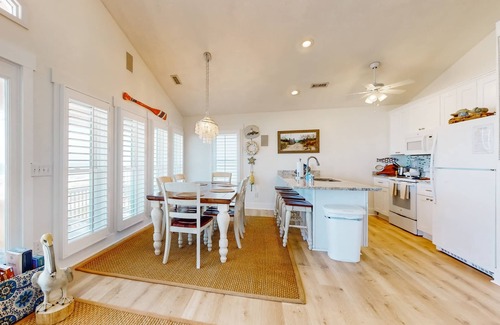 Holden Beach House | Oceanfront home with washer/dryer and private walkway to the beach