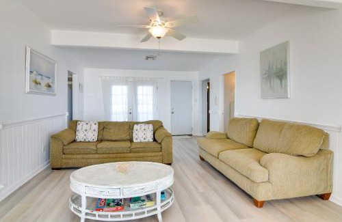 Bermuda Beach House | Oceanfront Home with Deck and Views in Galveston!