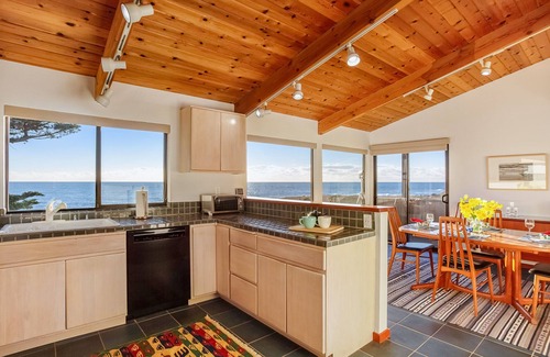 Sea Ranch House | Oceanfront home with amazing ocean views, pool, & private hot tub - near trail