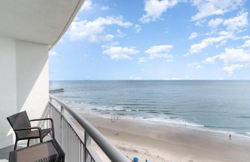 Downtown Myrtle Beach Apartment | Oceanfront Luxury King Suite at Oceans One 6th FL