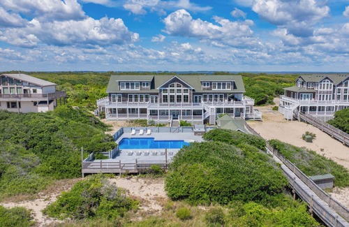 Corolla House | Oceanfront Mega-Estate | 32BR - 6 Acres| Pool, Game Room, Theatre, Wild Horses