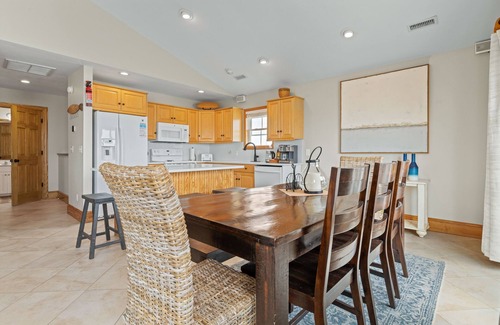 Rodanthe House | Oceanfront OBX Getaway with Hot Tub Game Room Epic Views backyard Beach!