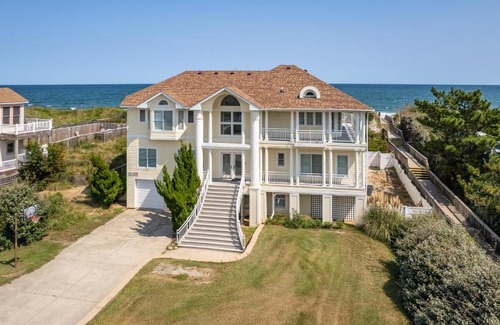 Whalehead Beach House | OCEANFRONT, Private Pool, Close to Beach Access, Ocean Views, Pool Table, WL925, Iselin