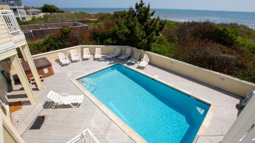 Whalehead Beach House | OCEANFRONT, Private Pool, Close to Beach Access, Ocean Views, Pool Table, WL925, Iselin
