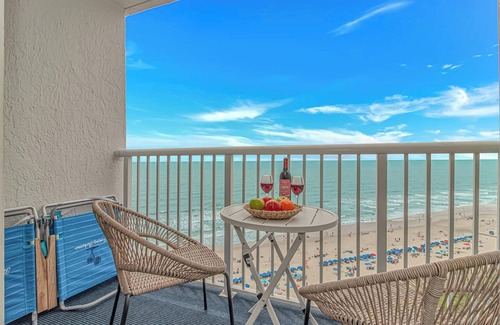 Arcadian Shores Condo | Oceanfront Resort Escape, Pools, Hot Tubs, Direct Beach Access
