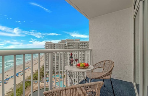 Arcadian Shores Condo | Oceanfront Resort Escape, Pools, Hot Tubs, Direct Beach Access