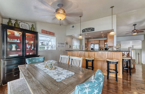 Harbor House | OCEANFRONT Split Level Beach home with hot tub and game room!