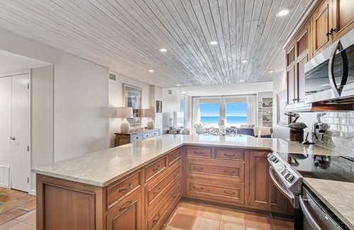 Fernandina Beach Condo | Oceanfront Views in Every Room | Totally Remodeled Shipwatch | Balcony Overlooking Pool and Beach