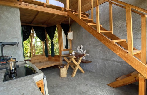 Santa Maria Cabin | Oceanview cabin with AC in Brisas de Zicatela - 2 bedrooms