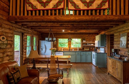 Sylva Cabin | Oct Availability - Amazing Views, Hand Built Log Cabin, Hot Tub and Fire Pit