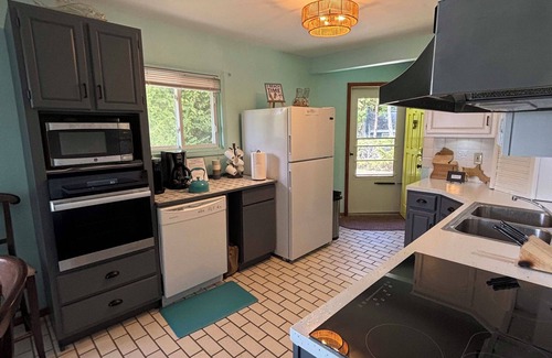 St Ignace House | Octagon Beach HousenEnjoy a tranquil getaway w/private beach on Lake Michigan