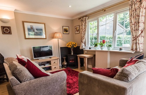 New Forest District House | OCTOBER HOUSE HOLIDAY CABIN, pet friendly, with a garden in Damerham