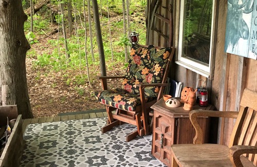 Horton Cabin | Off Grid Cabin sleeps 2 comfortably and additional 2 on futon.
