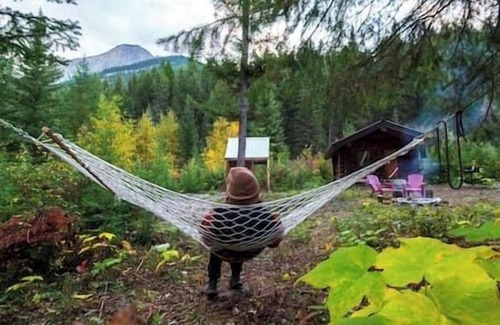 Blaeberry Cabin | Off-Grid Cabin with private waterfalls