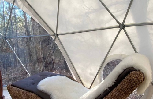 Lake Oconee RV Rental | Off-Grid Dome Hideaway in the Woods