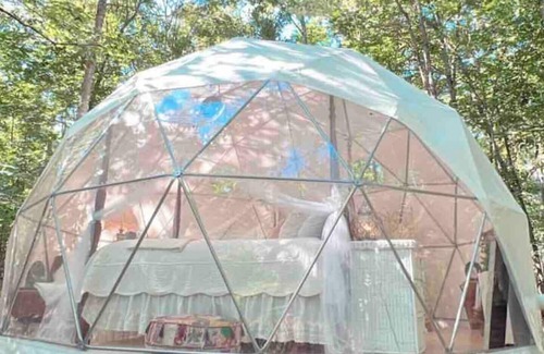 Lake Oconee RV Rental | Off-Grid Dome Hideaway in the Woods